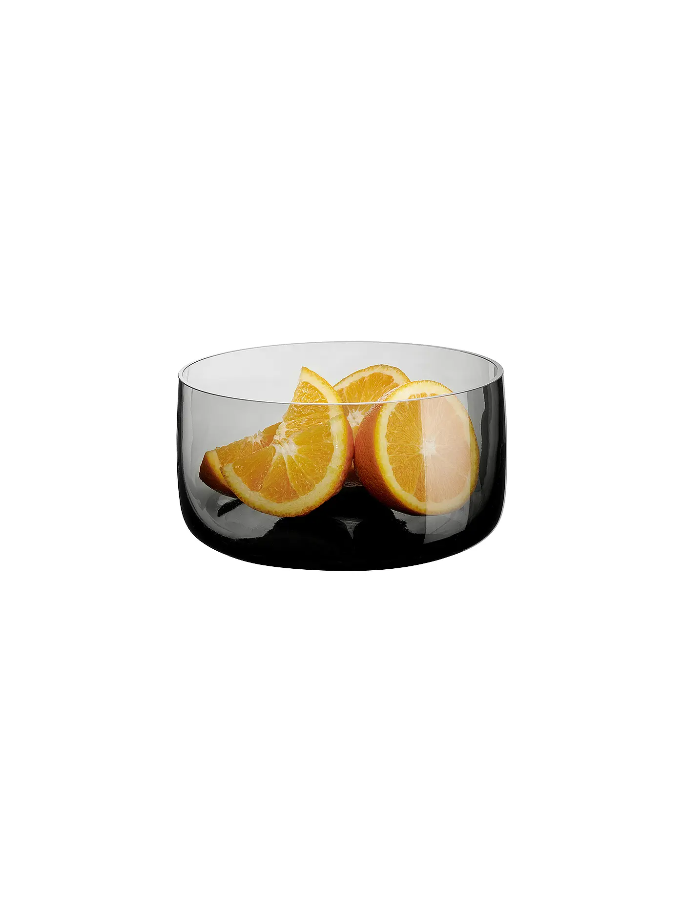 ASA SELECTION | Glasschale AJANA groß 21,5cm Amber | grau